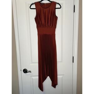 Express Pleated Sleeveless Dress XS